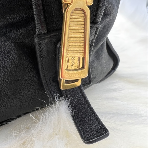 YSL Vintage Y Cabas Black Bag - Picture 6 of 13